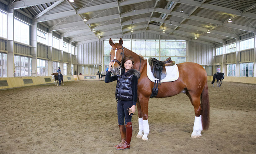 Horseback Riding Starts with the Coordination between Horse and Rider. / Yuko Kitai