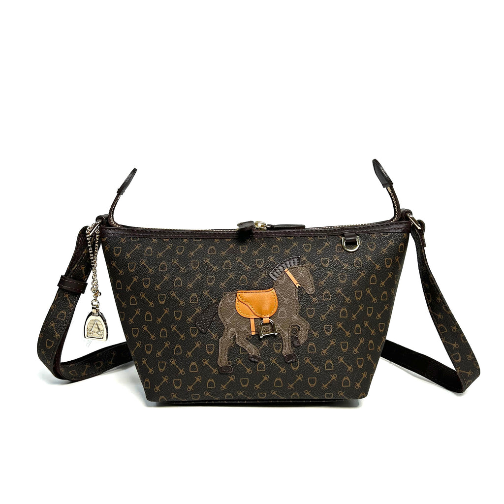 812853 Harness Horse Shoulder Bag