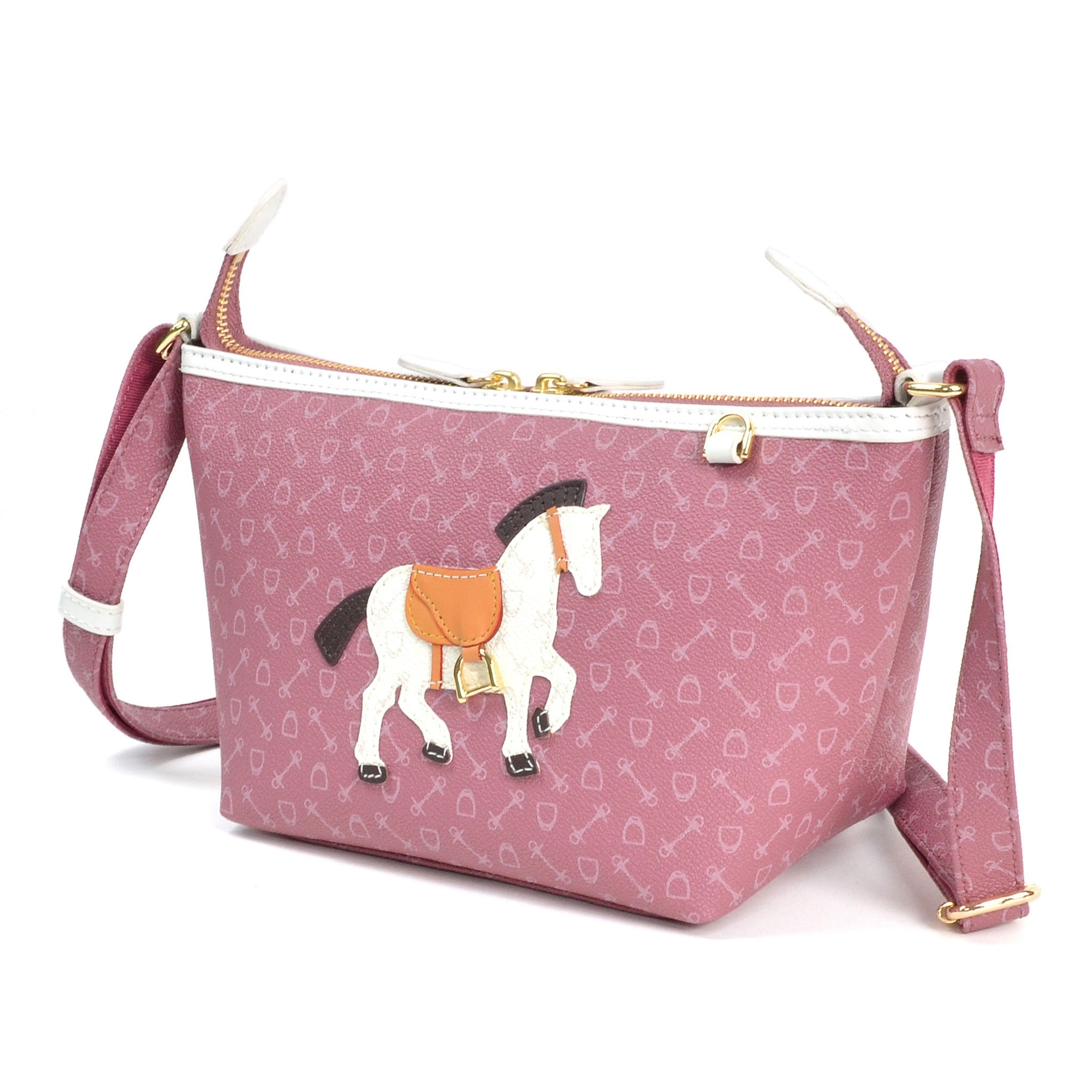 812853 Harness Horse Shoulder Bag